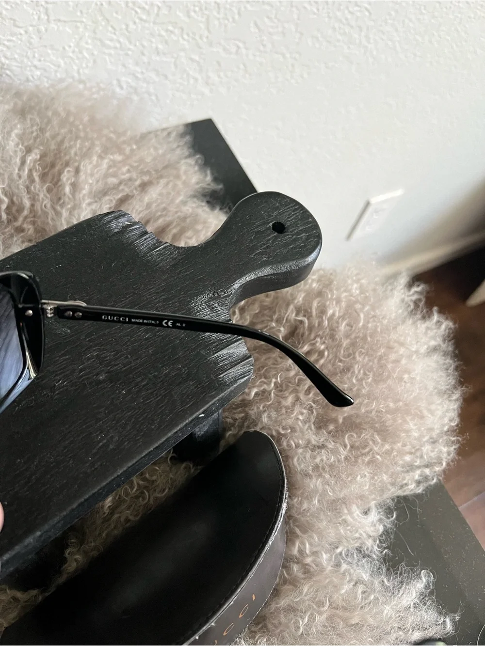 Gucci Women's Black Oversized Sunglasses Style 3188S Authentic